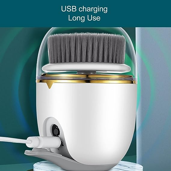 Máy rửa mặt massage 3 trong 1 điện siêu âm 360, tẩy trang, làm sạch sâu da