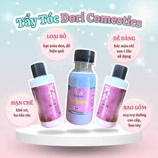  THUỐC TẨY TÓC KEM NÂNG TONE tại nhà không xót không rát da đầu tặng kèm Oxy và bao tay 