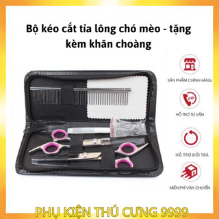 Bộ kéo cắt tỉa lông chó mèo - 2 kéo
