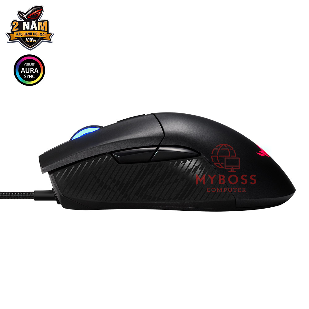 Chuột Gaming ASUS ROG Strix Gladius II Core Cảm Biến 6200 DPI, RGB Aura Sync Bảo Hành 24 Tháng Chính Hãng