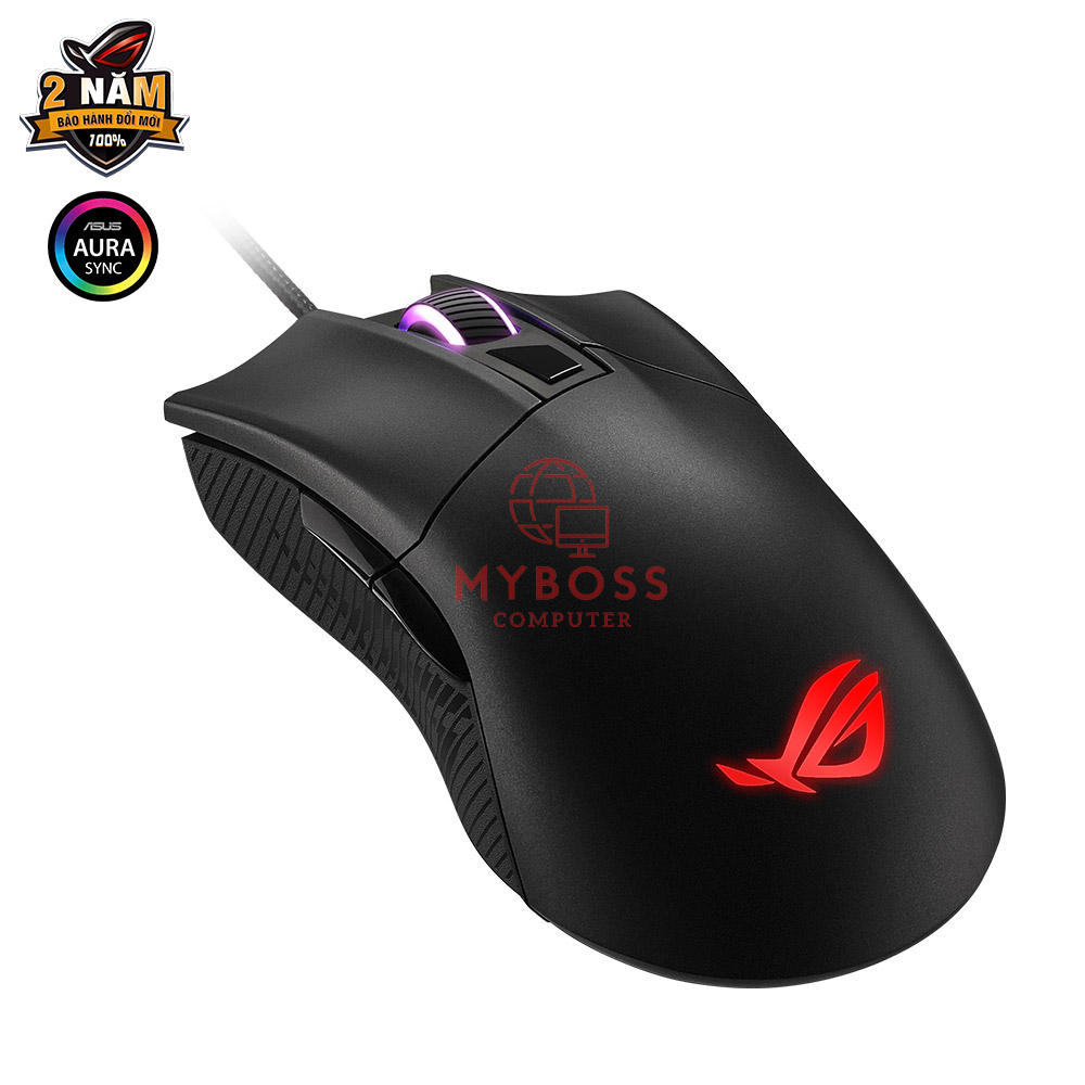 Chuột Gaming ASUS ROG Strix Gladius II Core Cảm Biến 6200 DPI, RGB Aura Sync Bảo Hành 24 Tháng Chính Hãng