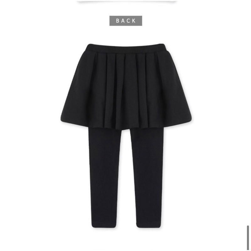 Quần váy cotton xuất Hàn bé gái, duy nhất màu đen