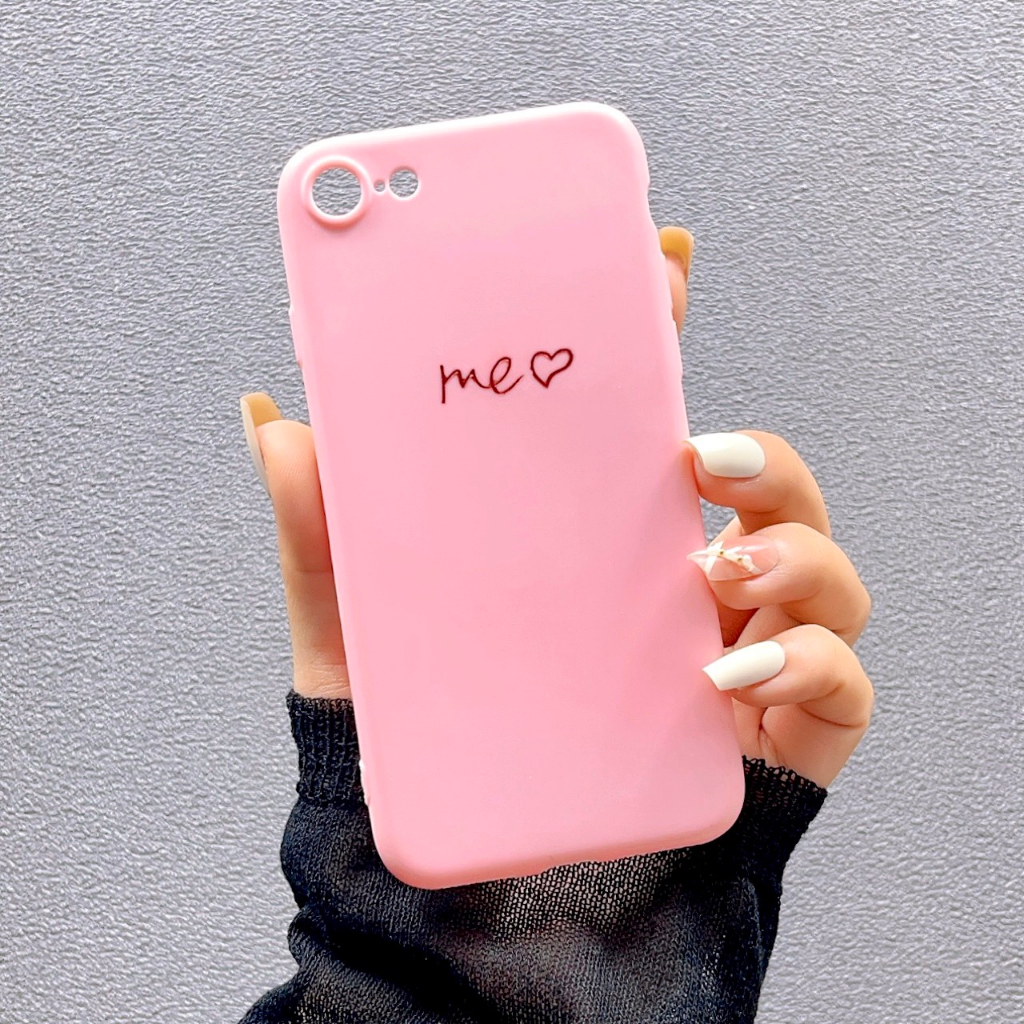 [ Iphone 7/8 ] Ốp Lưng Silicon Me Trái Tim
