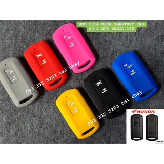 Bọc chìa khóa smartkey cao su 2 nút vario 150cc