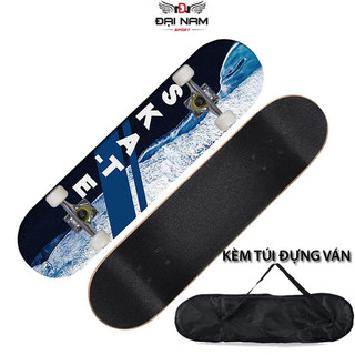 Ván Trượt Thể Thao Mặt Nhám DNS03 Kích Thước 80cm  Đại Nam Sport Chịu Lực 120kg + Kèm Túi Đựng Ván
