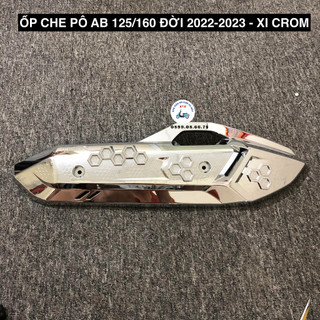 Ốp che pô xe airblade 2023, 2022 - nhựa xi - loại 1