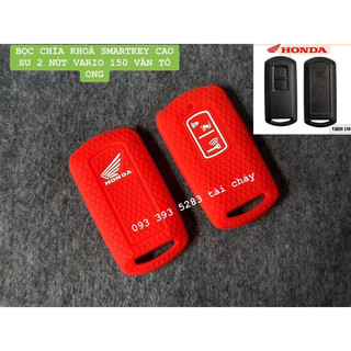 Bọc chìa khóa smartkey cao su 2 nút vario 150cc vân tổ ong
