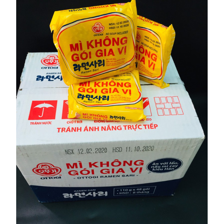 Mì không vị Hàn Quốc Ottogi - 48 gói