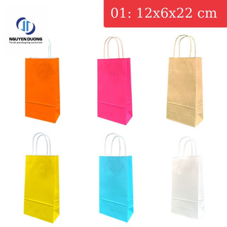 Túi giấy 01 kraft quai xoắn nhật