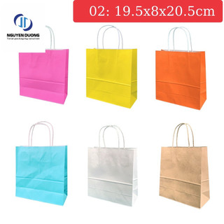 Túi giấy 02 kraft quai xoắn nhật