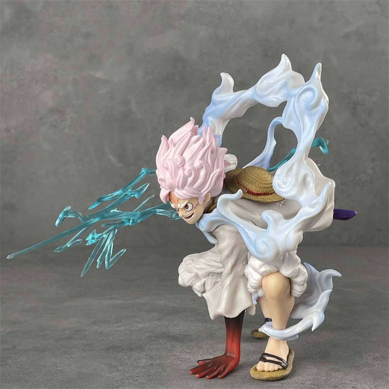 Mô hình nhân vật Luffy Gear 5 cầm sét - One Piece