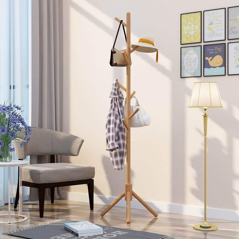 Cây treo quần áo giỏ xách khăn mũ decor phòng khách kiểu Hàn thương hiệu Larot - LP60