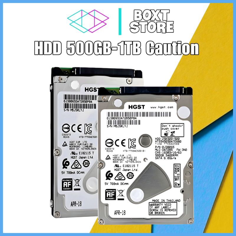 Ổ Cứng HDD 2.5 Inch 500G 1TB Caution 60-99%