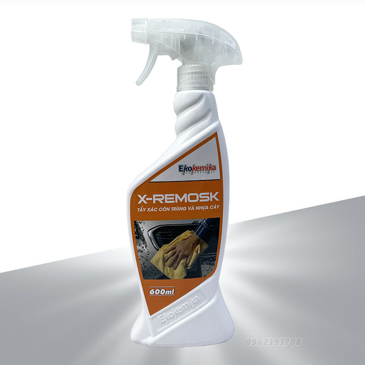 Tẩy nhựa cây xác côn trùng dính trên xe ô tô Ekokemika Xremosk 600ml