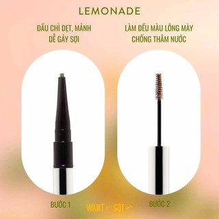 Chì Kẻ mày Lemonade Want It Got It Dual Eyebrow 2g+2ml