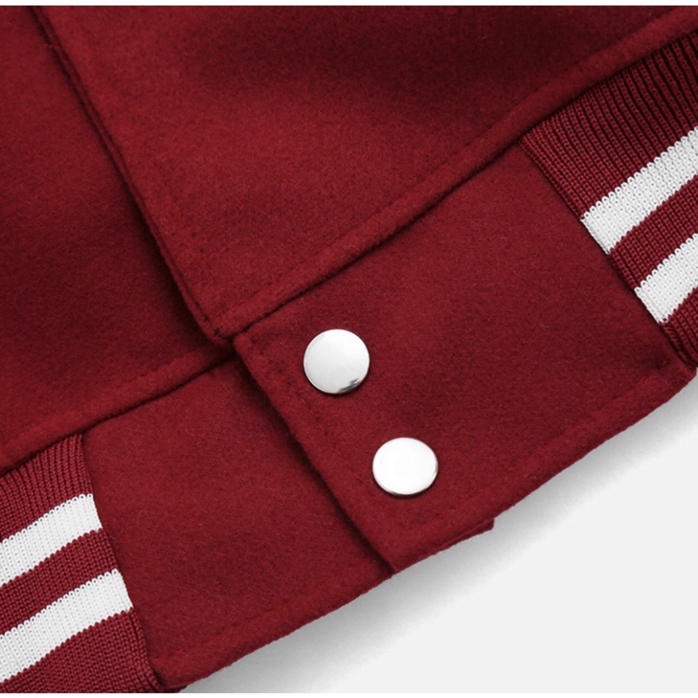 Áo Khoác Bomber Teddy tay da, phong cách Hàn Quốc trẻ trung, Áo Bomber Unisex Nam Nữ