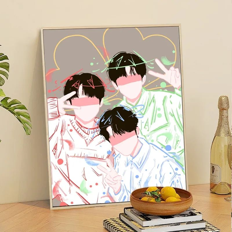 Tranh số hóa thần tượng TFBOYS