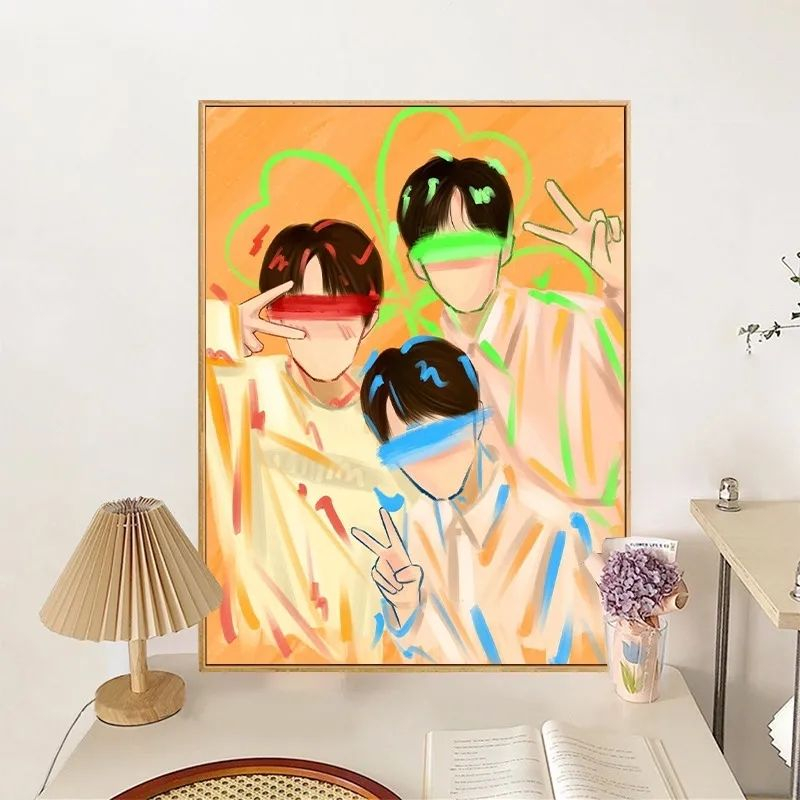 Tranh số hóa thần tượng TFBOYS