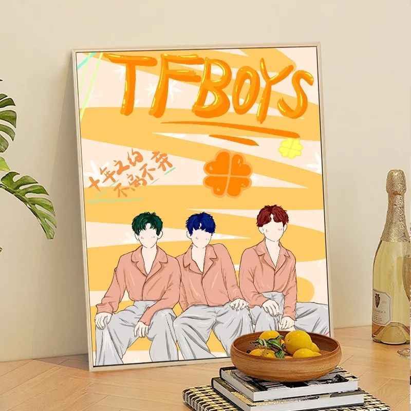 Tranh số hóa thần tượng TFBOYS