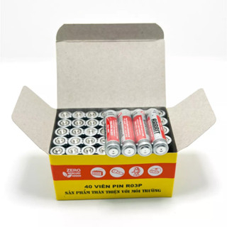 Hộp 40 viên pin Con thỏ AA và AAA loại 1.5V.