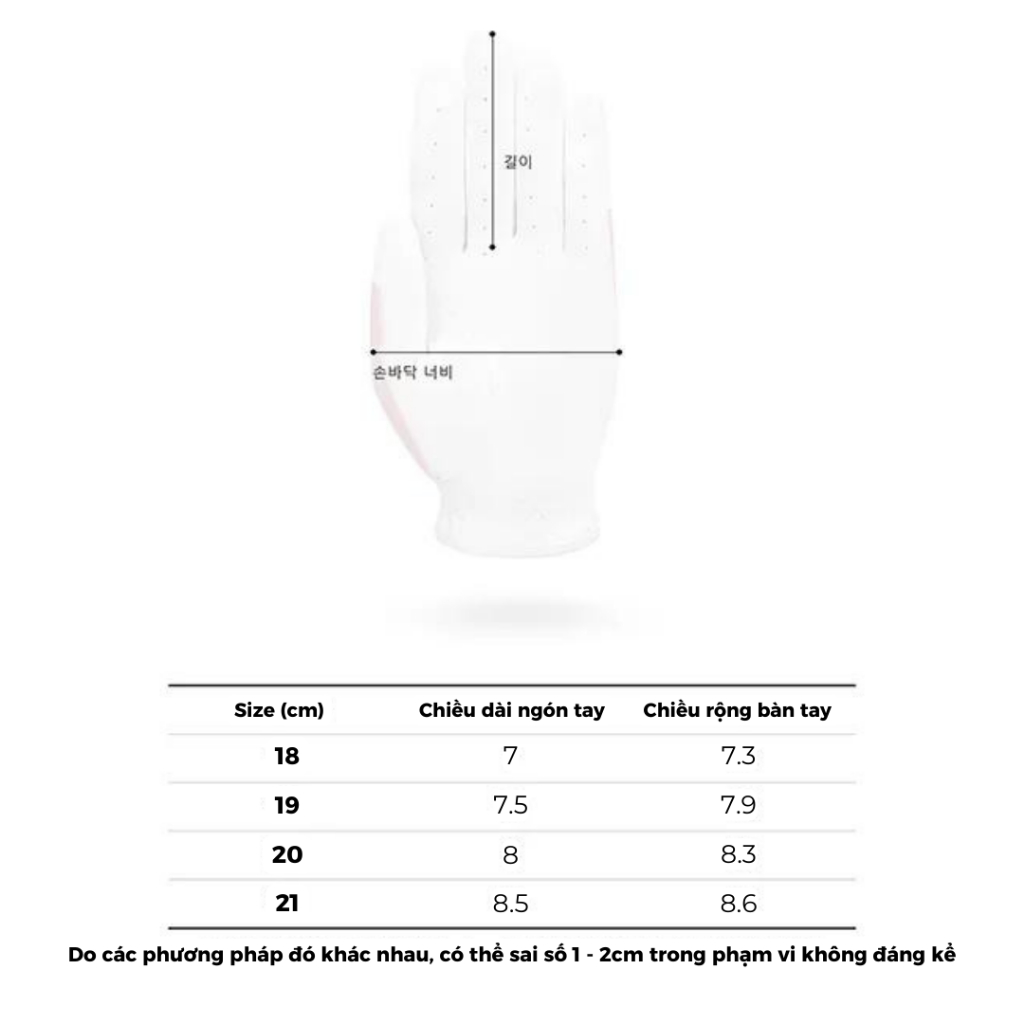 Găng Tay Golf Da Mềm Mại Thời Trang Thêu Cho Nữ - Accessory