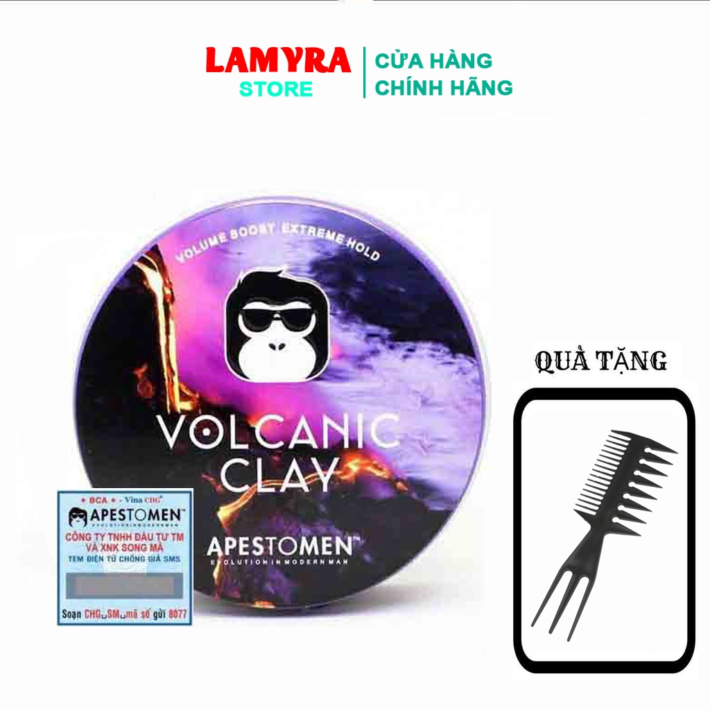 Sáp Vocanic Ciay - Sáp Vocanic Ciay 80G - Sáp Vuốt Tóc Nam , Mùi Thơm Như Nước Hoa Giữ Nếp Cực Tốt