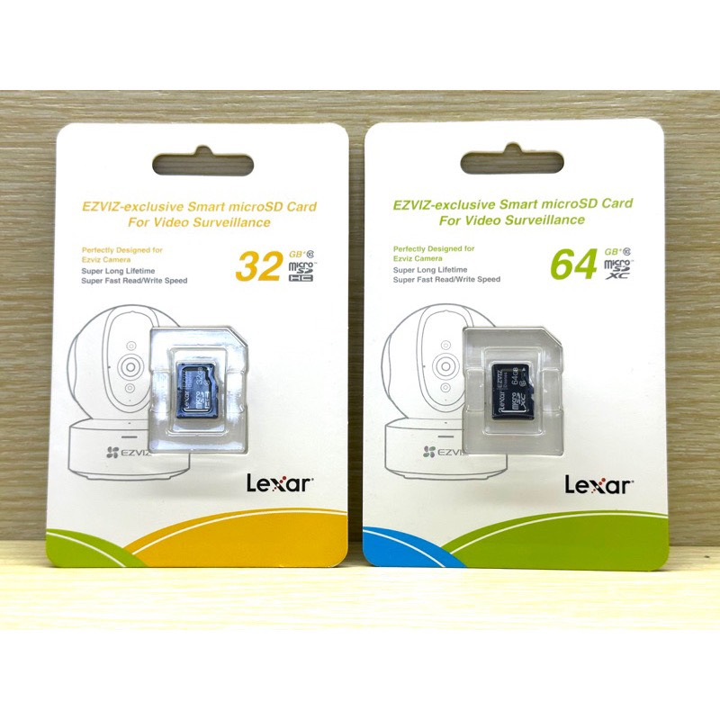 Thẻ Nhớ Micro SD EZVIZ x LEXAR Ezviz 32GB/64GB Chuyên Dụng Dành Cho Camera Ezviz Chính Hãng - Bảo Hành 2 Năm - TQT SMART