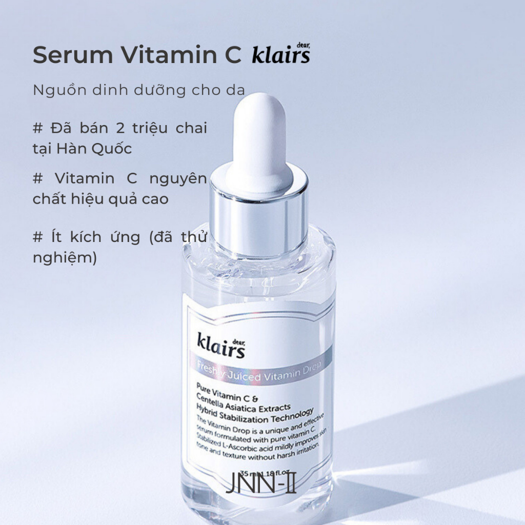 Serum Klairs Vitamin C Freshly Juiced Vitamin Drop Dear Klairs tinh chất dưỡng trắng da Hàn Quốc 35ml | Jnn2.vn