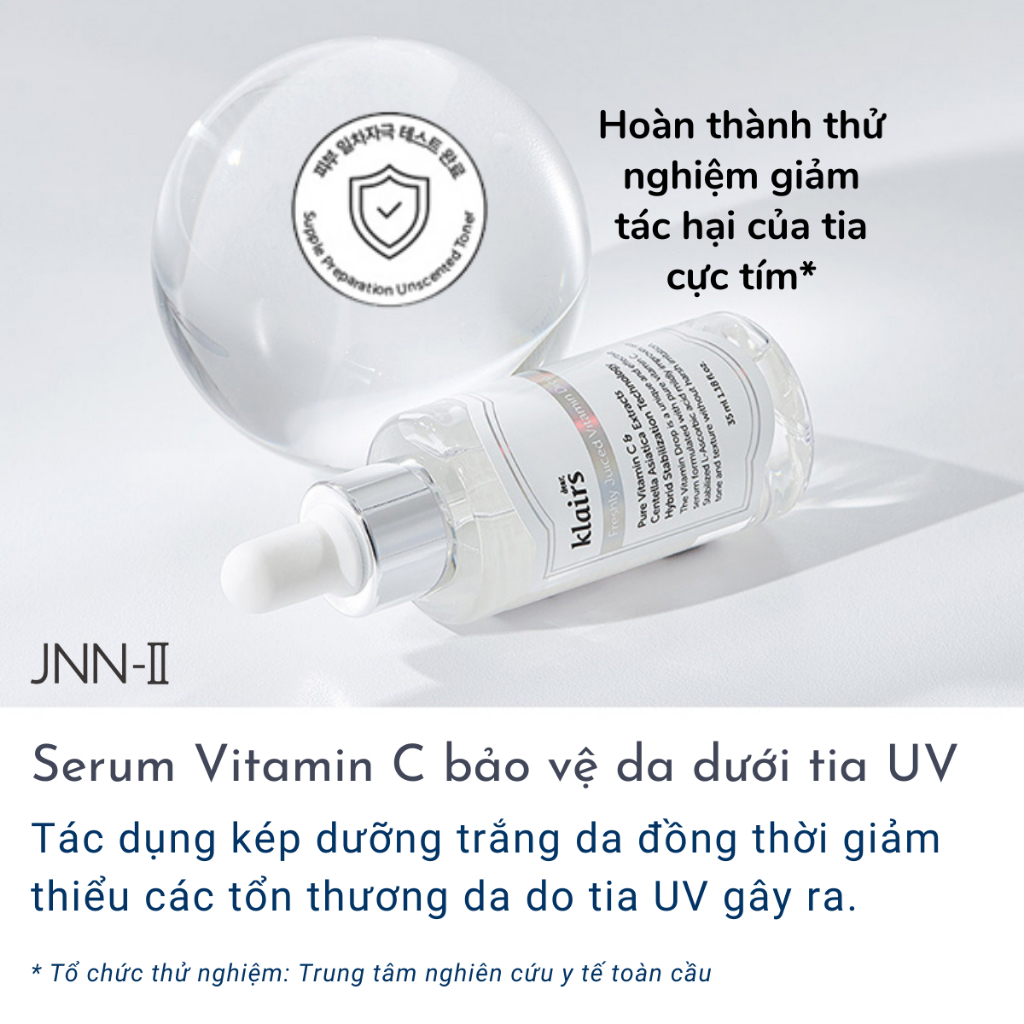 Serum Klairs Vitamin C Freshly Juiced Vitamin Drop Dear Klairs tinh chất dưỡng trắng da Hàn Quốc 35ml | Jnn2.vn