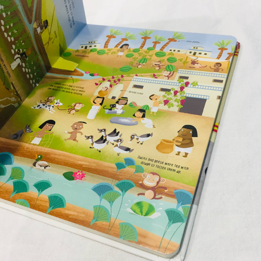 Sách Tiếng Anh - Ancient Egyptians - Sách Tương Tác Lật Mở Lift-the-flap Cho Bé Từ 6 Tuổi