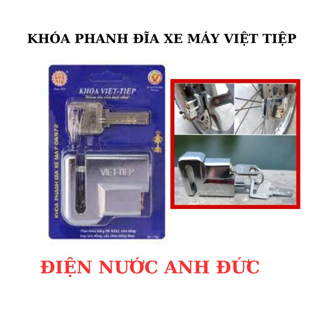 Khóa phanh đĩa xe máy Việt Tiệp