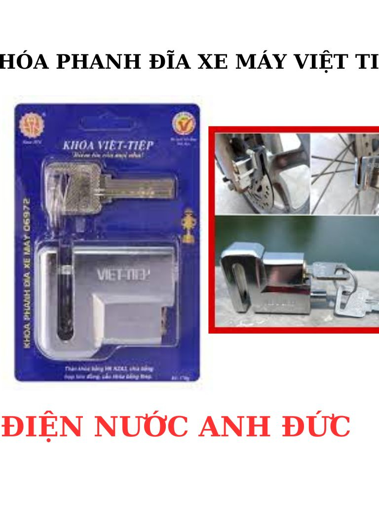 Khóa phanh đĩa xe máy Việt Tiệp