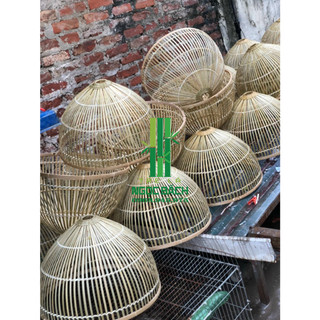 Đèn nơm tre thả trần trang trí - decor