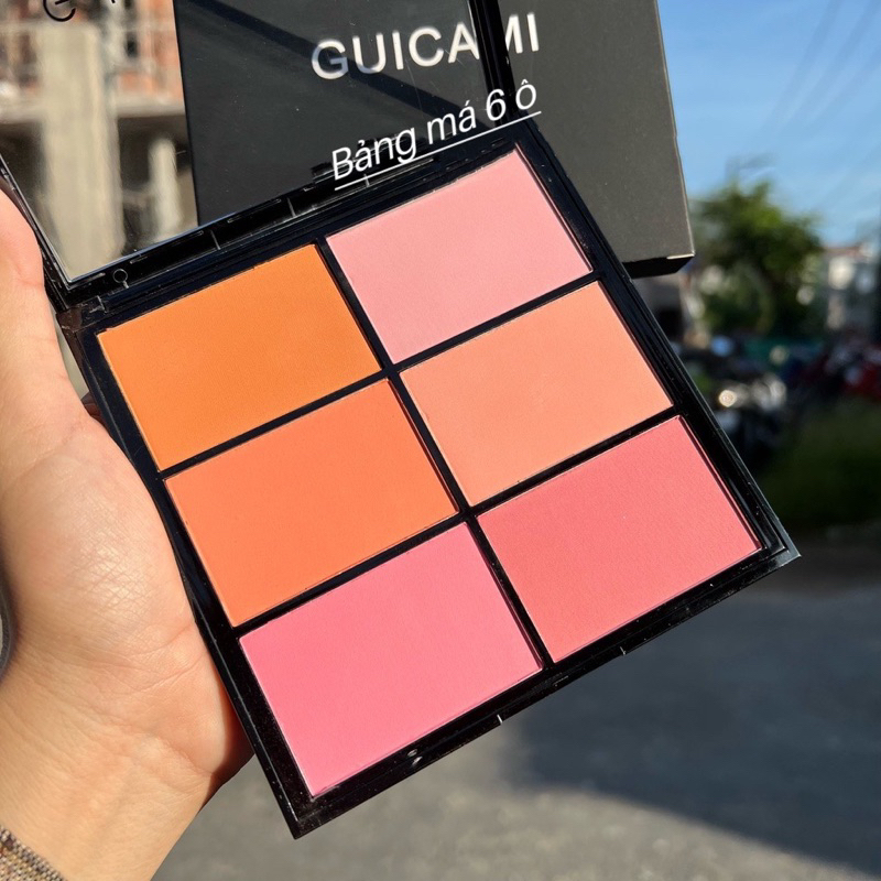 Bảng Má Hồng Gucami 6 Ô