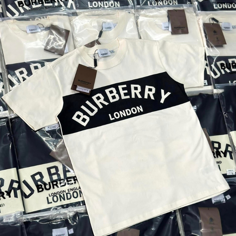 Áo thun BBR phối màu nam nữ cao cấp Áo phông BBR phối màu nam nữ mới nhất