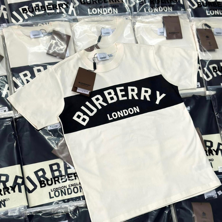 Áo thun BBR phối màu nam nữ cao cấp Áo phông BBR phối màu nam nữ mới nhất