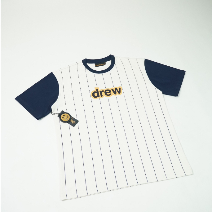 Áo thun sọc in chữ nam nữ cao cấp Áo phông phối màu in chữ nam nữ mới nhất