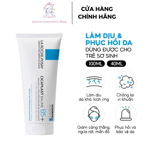[Chính Hãng] Kem Dưỡng Da Phục Hồi Đa Công Dụng Và Làm Dịu Da La Roche - Posay Cicaplast Baume B5 40Ml Hot