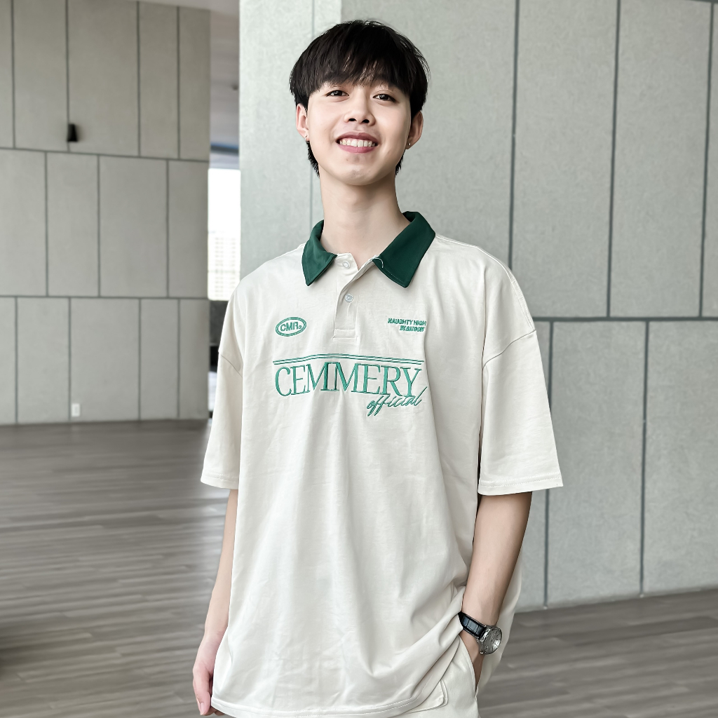 Áo polo locobrand CEMMERY  retro polo  unisex 1HIT