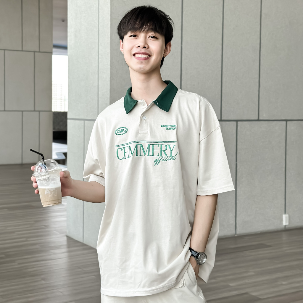 Áo polo locobrand CEMMERY  retro polo  unisex 1HIT