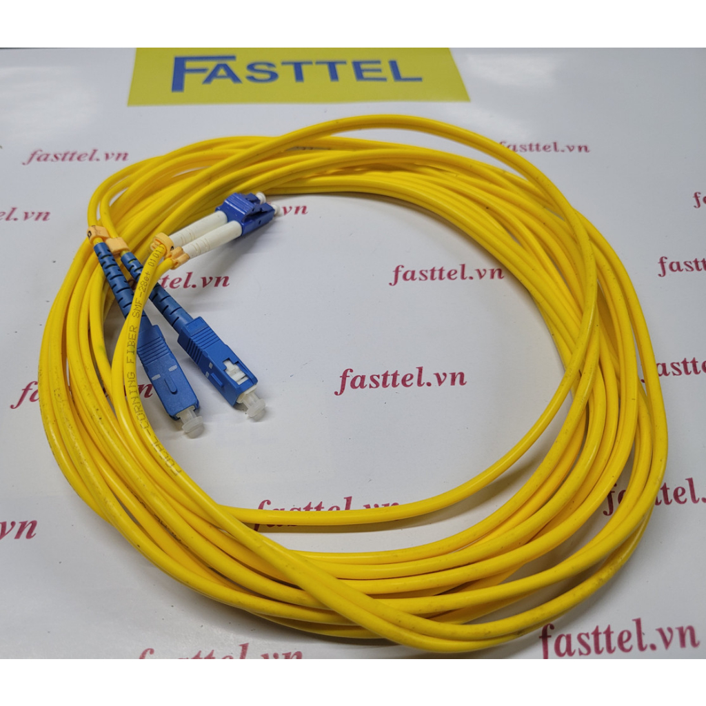 Dây nhảy quang SC/UPC - LC/UPC 3.0 SM Simplex 7m, 10m, 15m