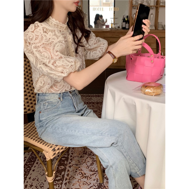 Áo Ren Vintage Tiểu Thư Phong Cách Retro Nana Story
