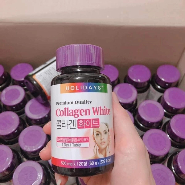 Viên uống trắng da Holidays Collagen PREMIUM 120 viên - Holiday Collagen