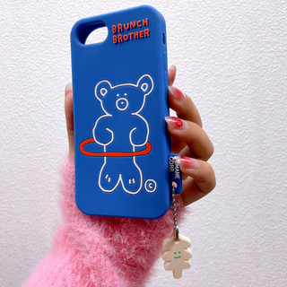 [ Iphone 7/8 ] Ốp Lưng Silicon Mềm Họa Tiết Gấu Brunch