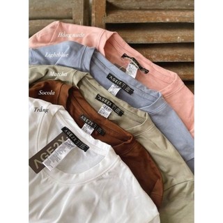 Áo Thun Cơ Bản Basic VNXK Unisex Nam Nữ Chính Hãng Hiệu AGE2X.