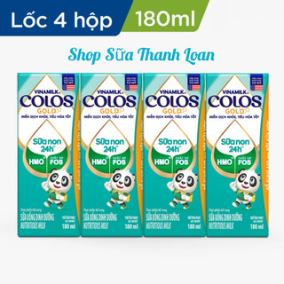 Combo 3 lốc 12 hộp sữa uống dinh dưỡng vinamilk colosgold - lốc 4 hộp 180ml