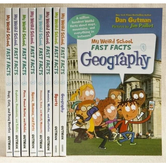 Sách- MY WEIRD SCHOOL- bộ 5 phần