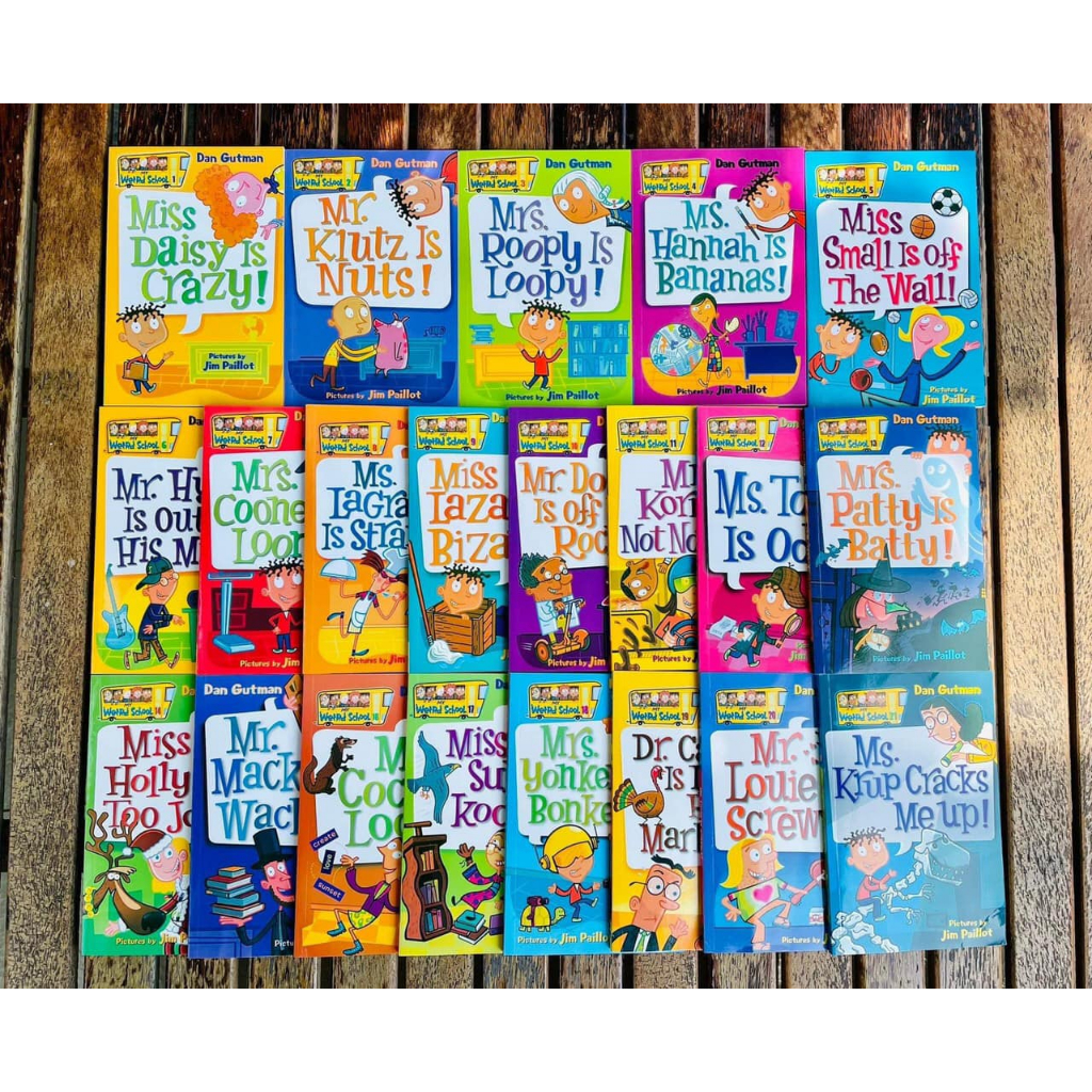 Sách- MY WEIRD SCHOOL- bộ 5 phần