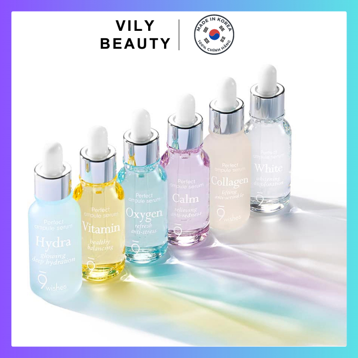 Tinh Chất Dưỡng Da 9wishes Perfect Ampoule Serum Chính Hãng
