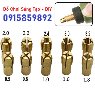 Đầu kẹp mũi khoan 0.5mm – 3.2mm trục 4.2mm / 4.8mm (bán lẻ theo tuỳ chọn)